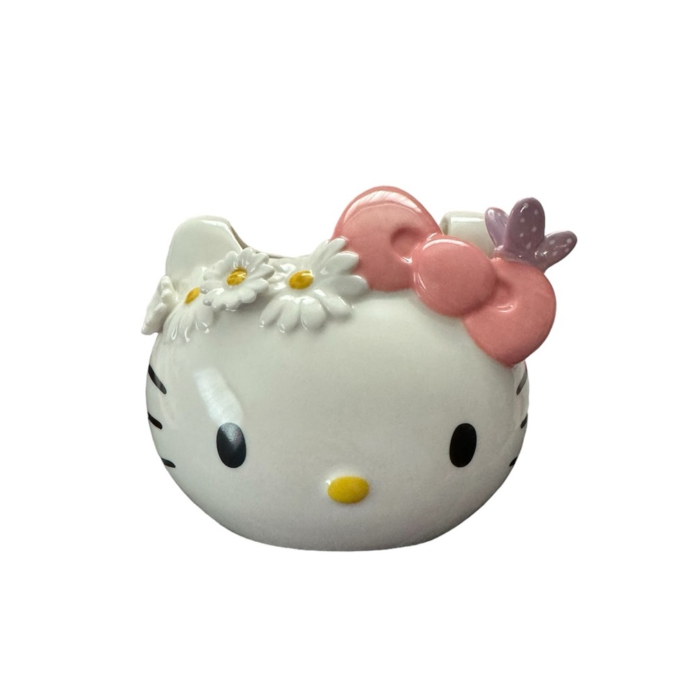 Hello Kitty BlueSkies Floral Planter NWT